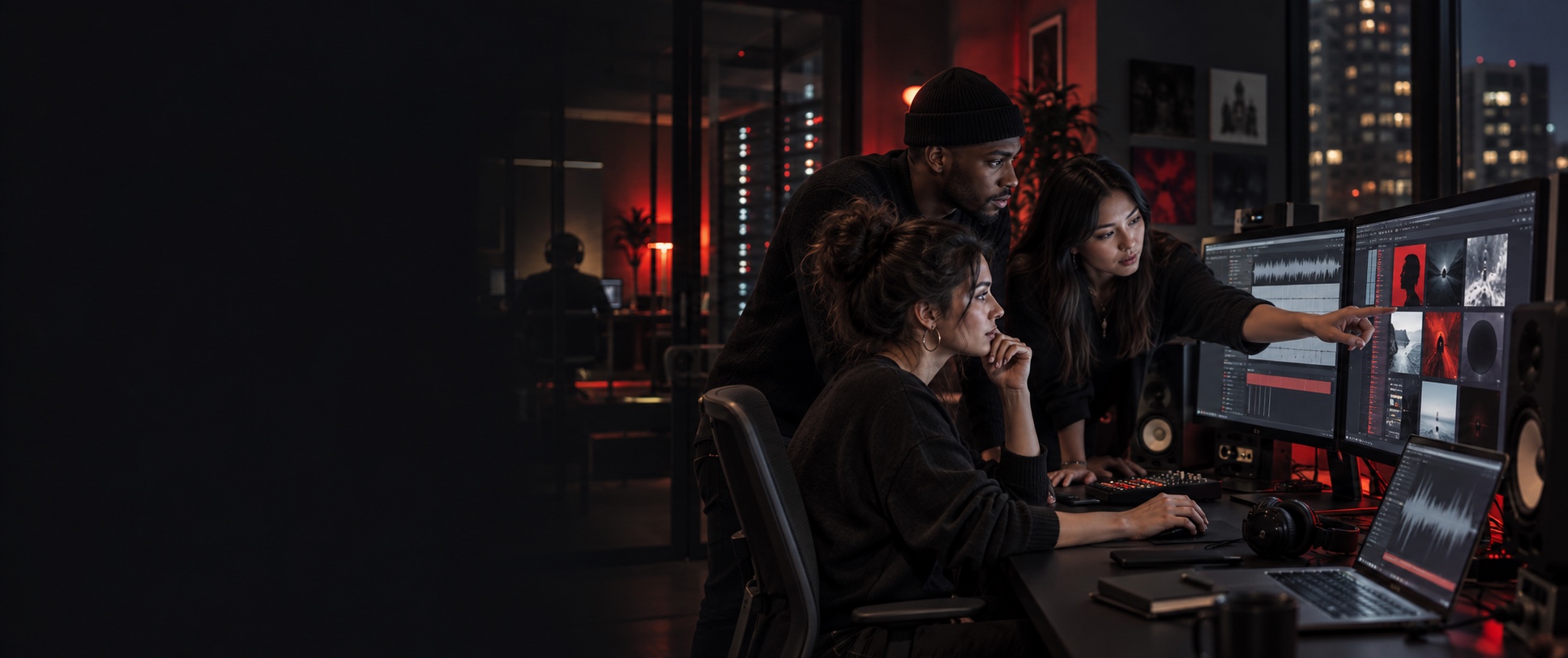 Metrophon team validating master, artwork and metadata before worldwide delivery