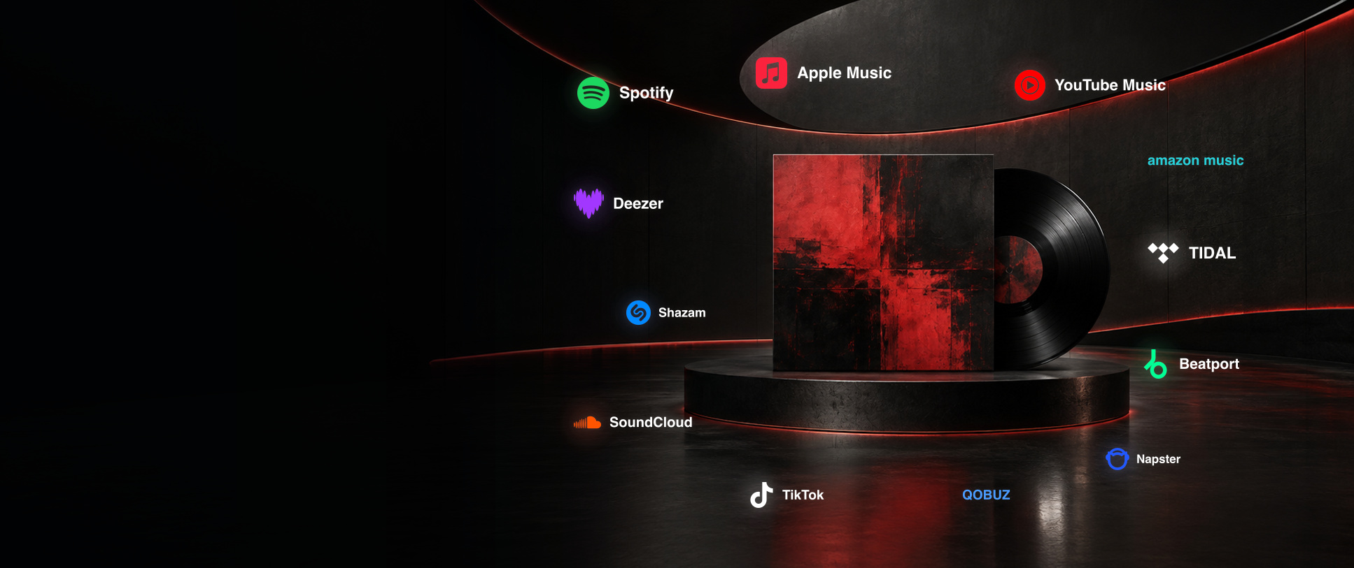 Music release with Metrophon international streaming and download platforms