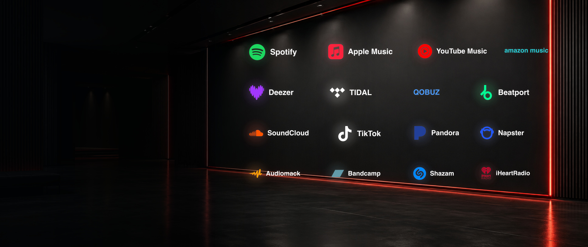 International platforms for digital music distribution